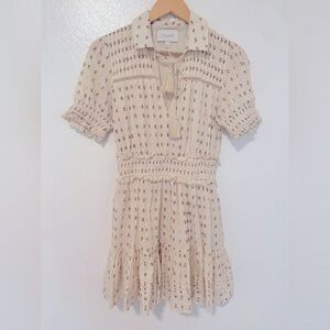 Cleobella Kellen Floral Organic Cotton Minidress Size XS